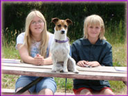 JRT mom Cassie & puppies